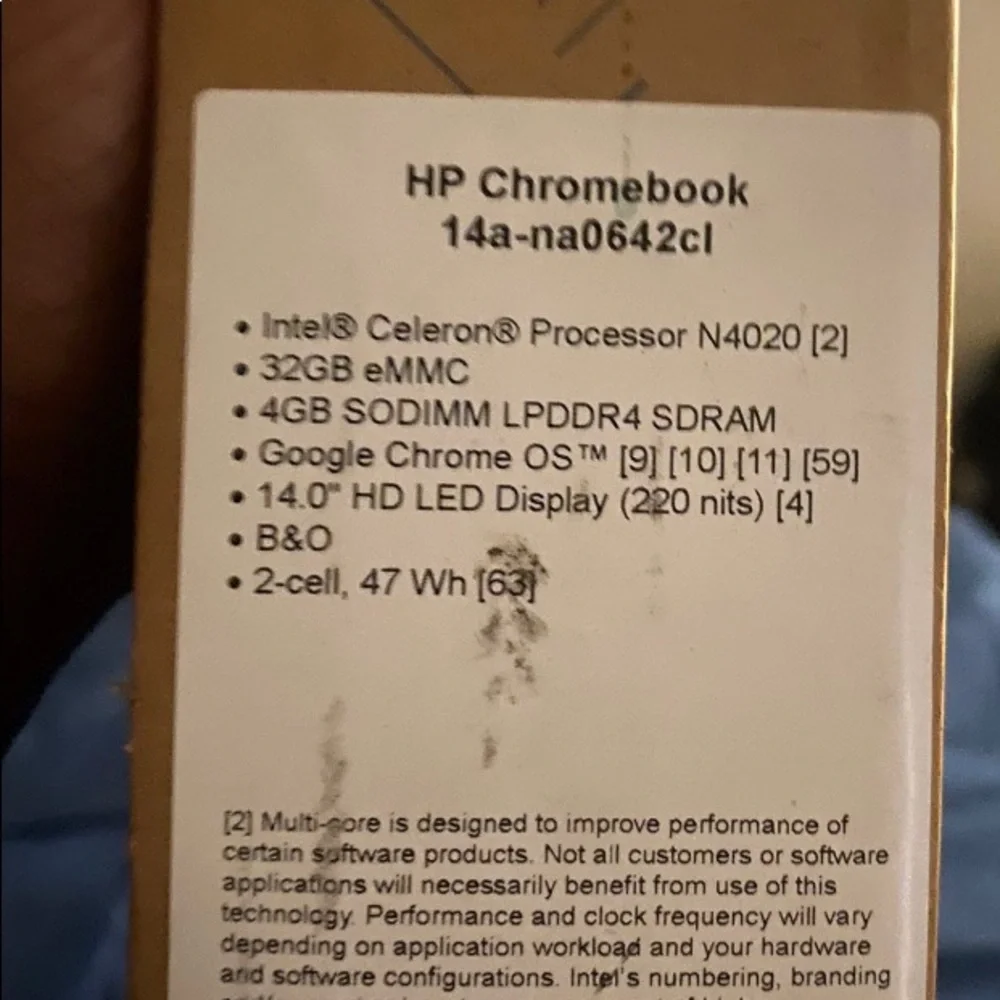 Hp 14 in laptop